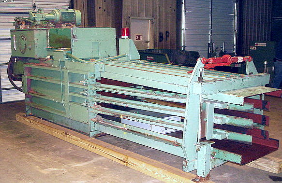 OSPREY Horizontal Baler, open end.